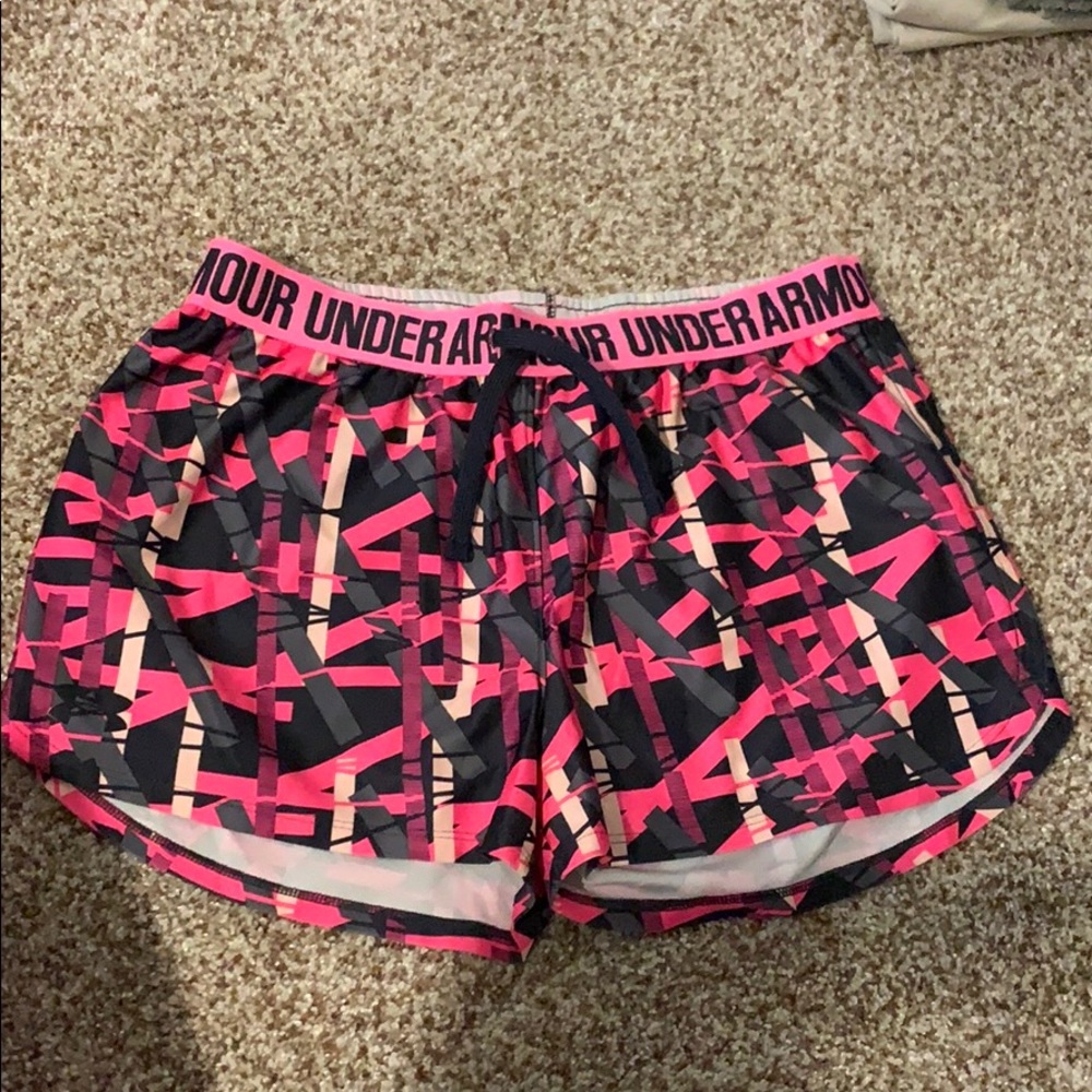 Under Armour multi-colored shorts girls XL